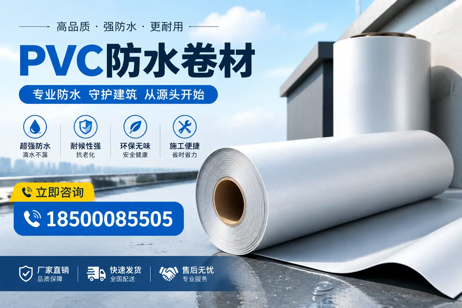 如何评估PVC防水卷材的性价比？济宁消费者必看